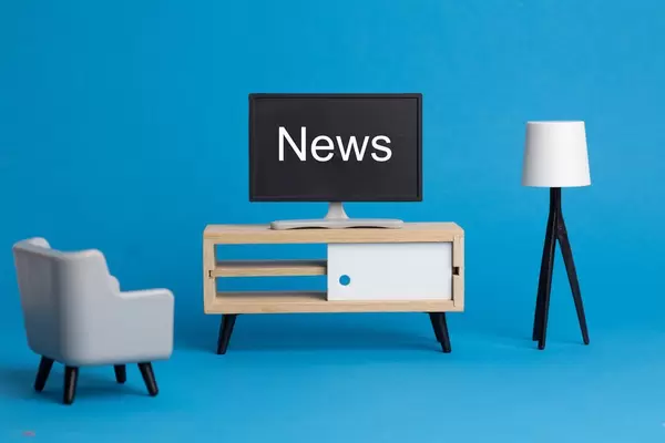 News - Nachrichten auf einem Fernseher