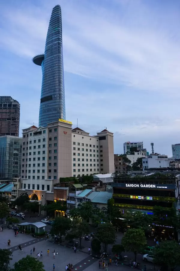Nguyen Hue Fussgängerzone in Saigon