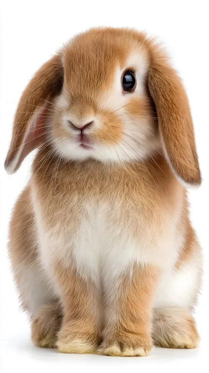 Niedliches Kaninchen mit großen Ohren