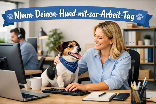 Nimm-Deinen-Hund-mit-zur-Arbeit-Tag am 26. Juni