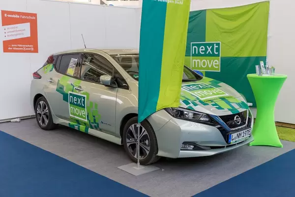 Nissan Elektroautos mieten mit NextMove - Autovermietung für E-Autos