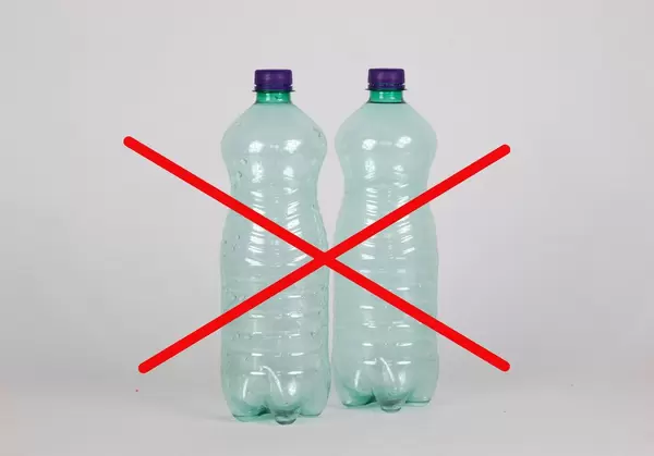 No plastic bottles