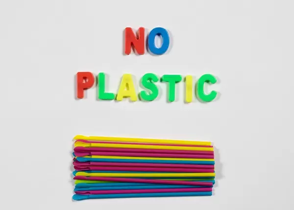No plastic straws