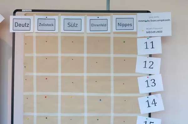 Noch leerer Sessionplan