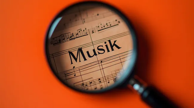 Noten und Musik unter der Lupe
