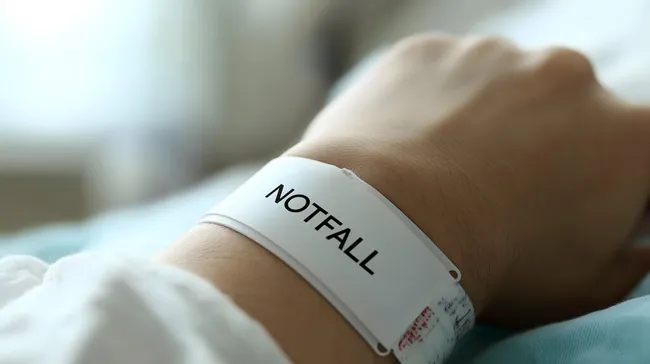 Notfallarmbund für schnelle Identifizierung im Krankenhaus