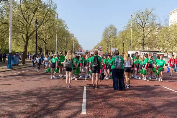 NSPCC Cheerleaders at the Mall