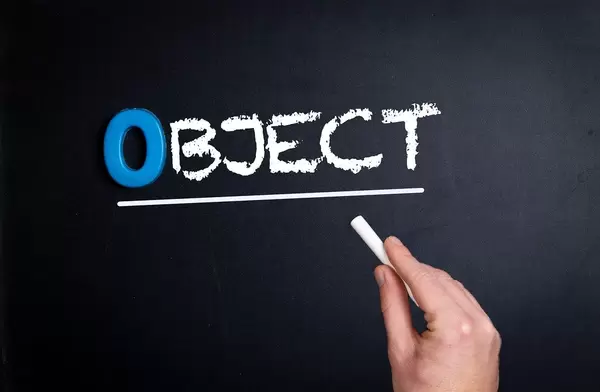 Object text on blackboard