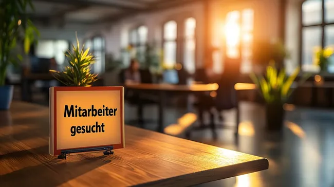 Offene Stelle im modernen Büroraum zu vermieten