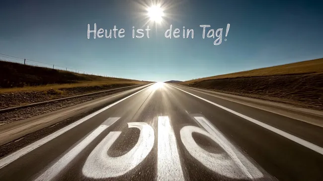 Offene Straße in Wüstenlandschaft - Motivierender Hintergrund