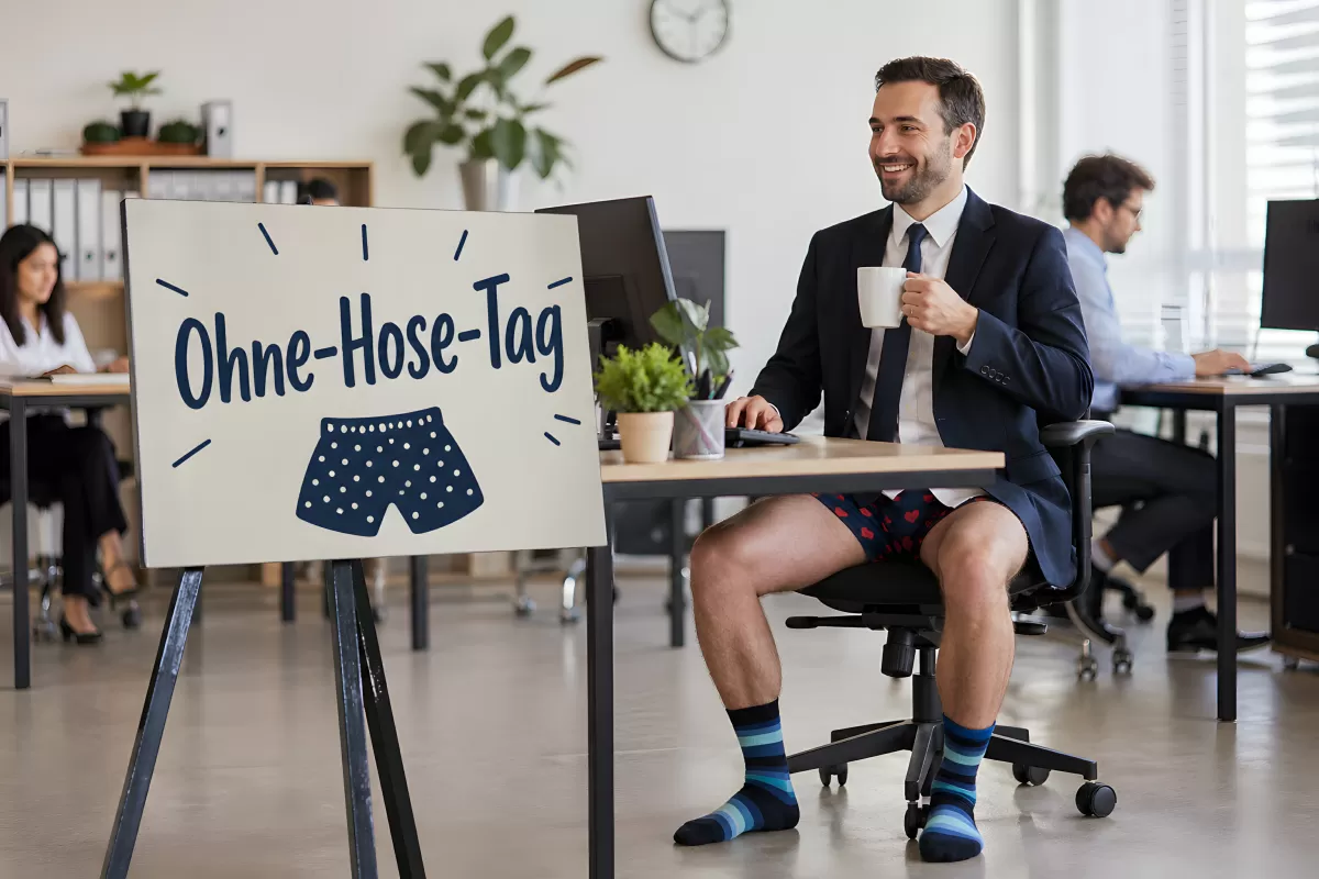 Ohne-Hose-Tag am 1. Mai
