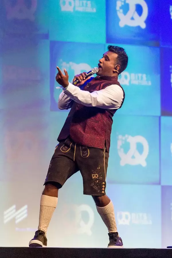 Oktoberfeststimmung beim Gastgeber der Start-ups-Konferenz Bits & Pretzels im ICM