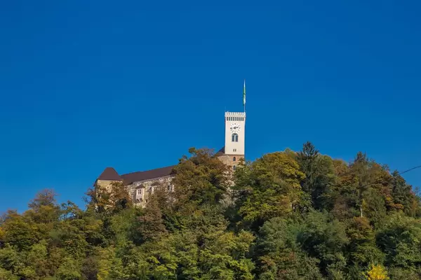 Old town in Ljubljana, Slovenia