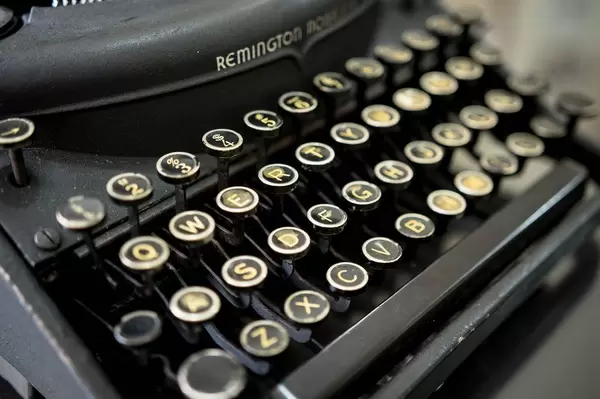 Old typewriter