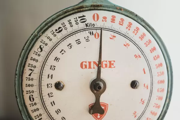 Old weighing scale