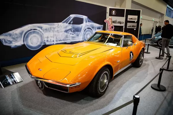Oldtimer Chevrolet Corvette 72 LT-1 auf der Ausstellung "Die Wilden 70er" bei der IAA 2017