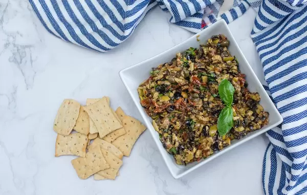 Olive Tapenade with Crackers  (Flip 2019)