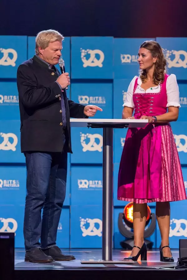 Oliver Kahn und Sandra Thier