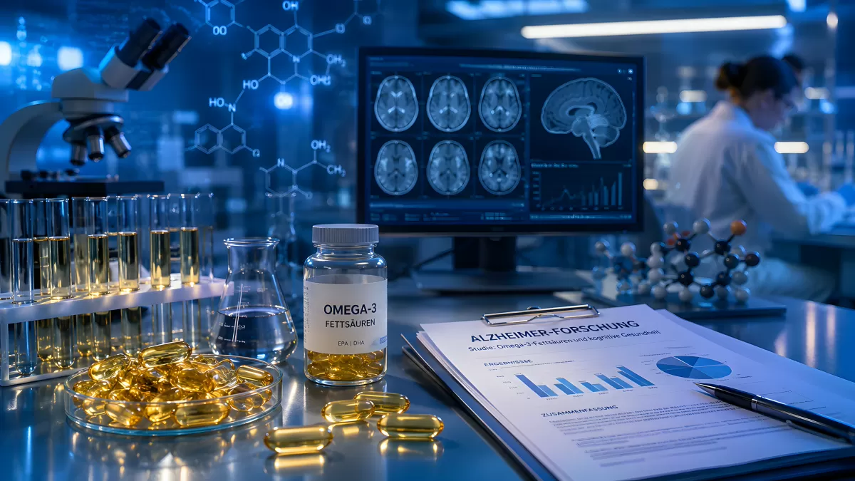Omega-3-Forschung zur Alzheimer-Prävention im Labor