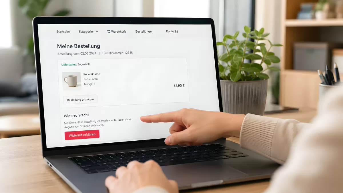 Online-Bestellung widerrufen – Widerrufsrecht im Shop