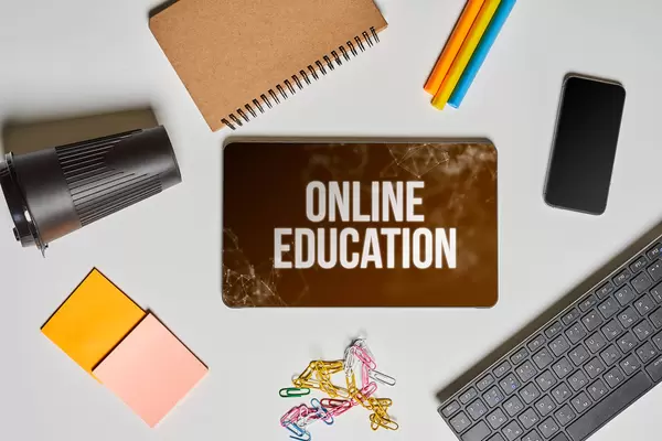 Online education concept