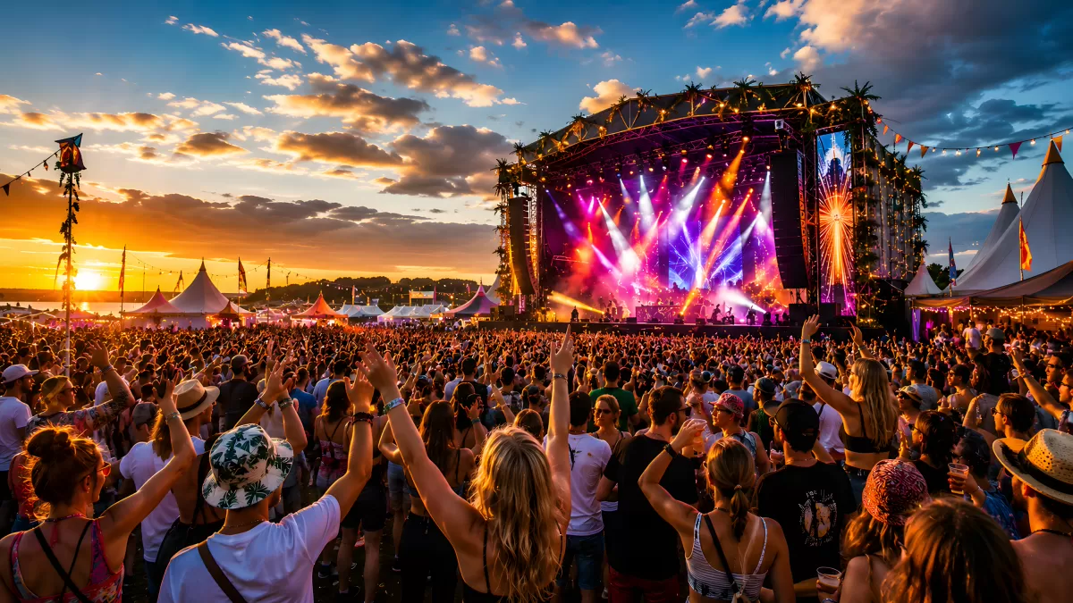 Open-Air-Festival ähnliche Hurricane oder Tomorrowland