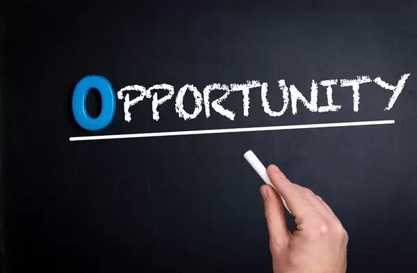 Opportunity text on blackboard