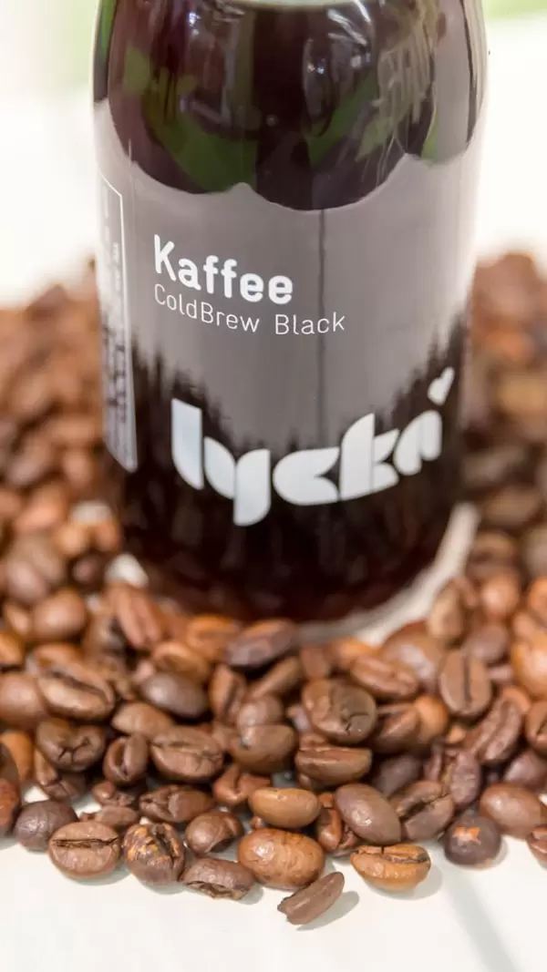 Organic cold brew coffee by Lycka