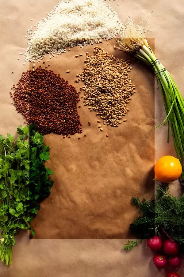 Organic fresh vegetables. Healthy eating and Diet concept.