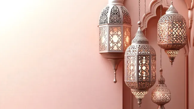 Orientalische Eid Mubarak Hängelampen