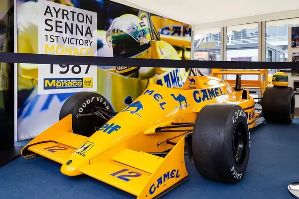Original Ayrton Senna's  Racing Bolid McLaren-Honda in Monaco 1987