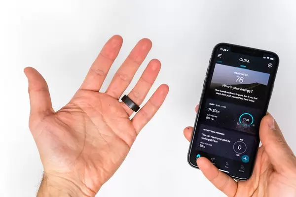 Oura Smart Ring und das dazu gehörene Oura Applikation