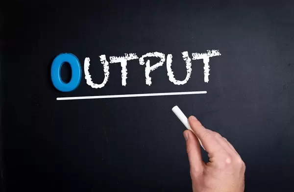 Output text on blackboard