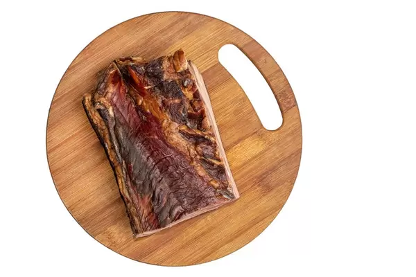 Overview above smoked Bacon