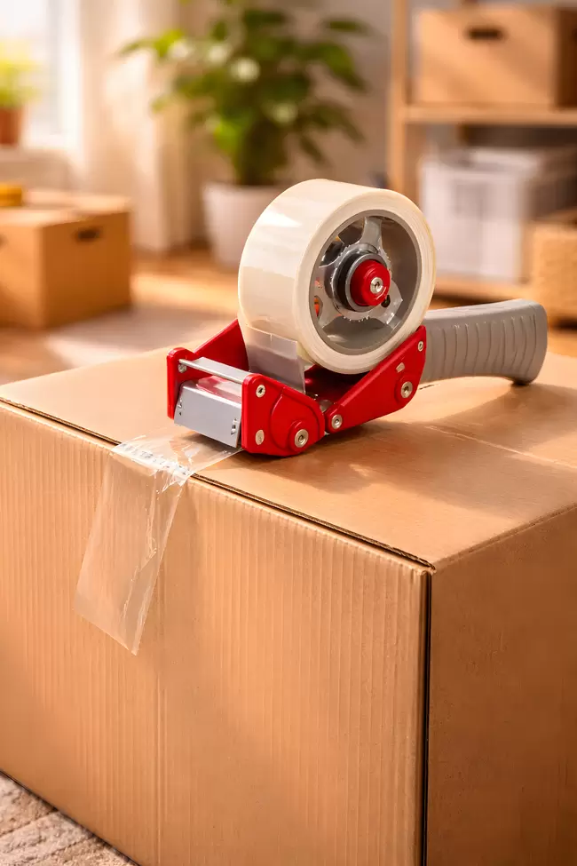 Paketklebeband-Spender für den Umzug oder Lieferung