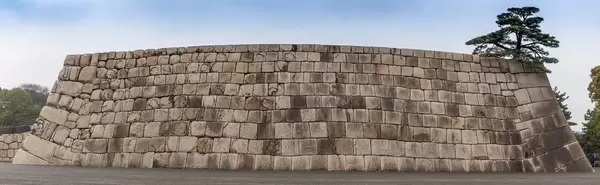 Panorama der Edo Castle's Ruinen