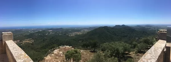 Panorama von Sant Salvador, Mallorca