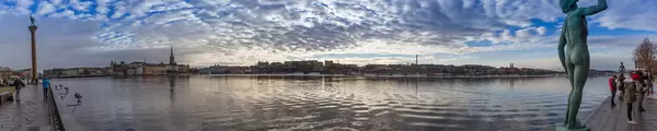 Panoramafoto auf Stockholm