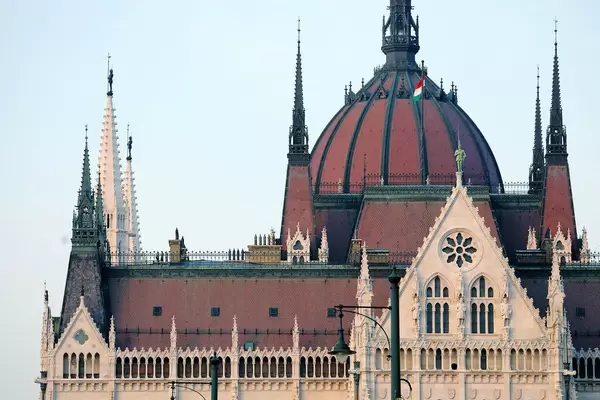 Parlamentsgebäude in Budapest, Ungarn
