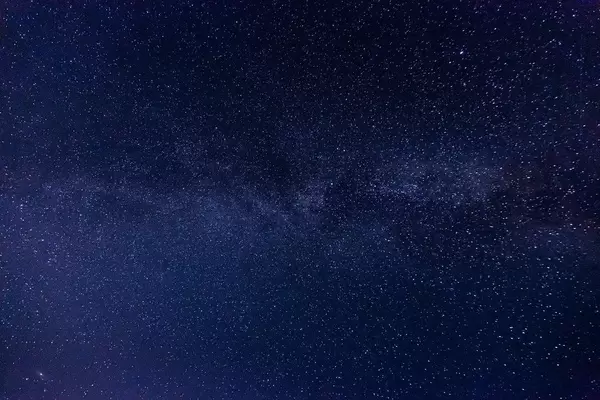 Part of the milky way in the night sky