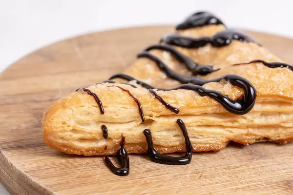 Pastry with Chocolate topping