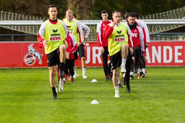 Paweł Olkowski und Matthias Lehmann beim Training