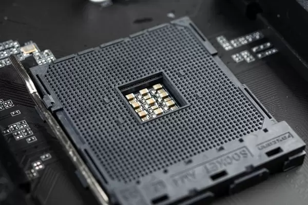 PC Processor slot on Computer Motherboard