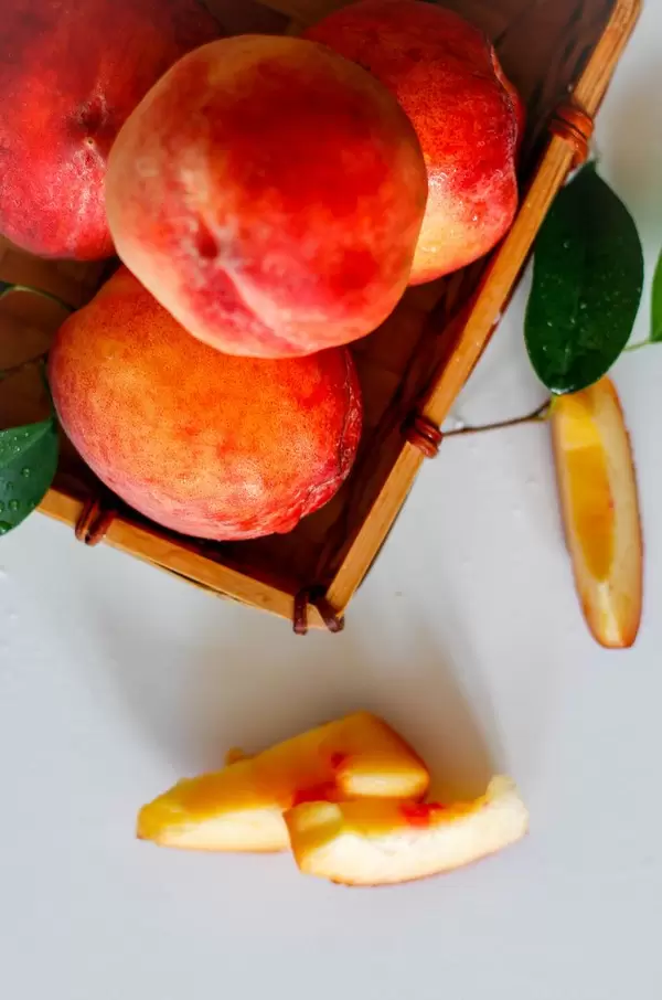 peach close-up