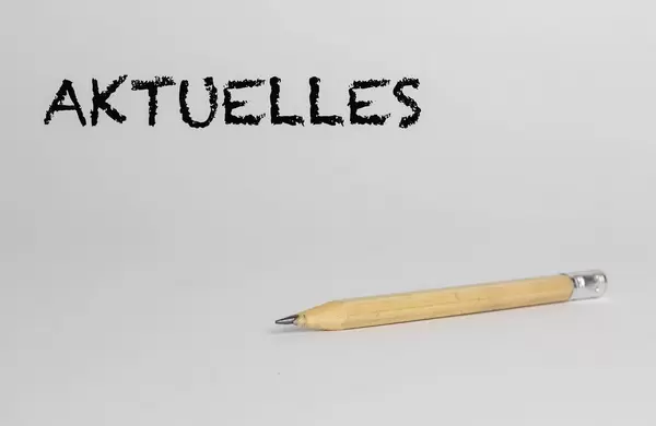 Pencil on white background