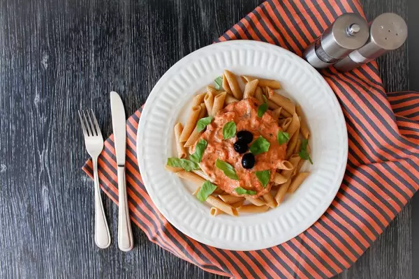 Penne mit Wodka-Soße