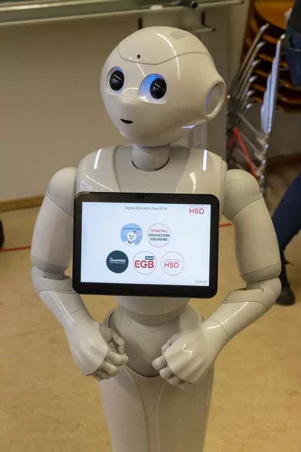 Pepper Roboter auf dem Digital Education Day 2018