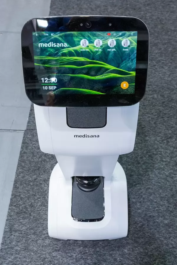 Personal Home Care Robot from Medisana with voice command control and Touch Control for more safety at home