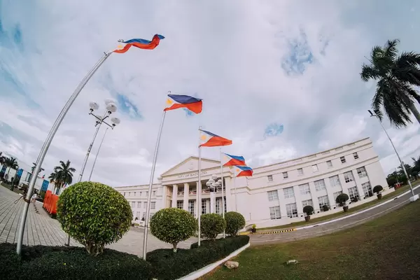 Philippine Flags showcased at Government Center, Bacolod City