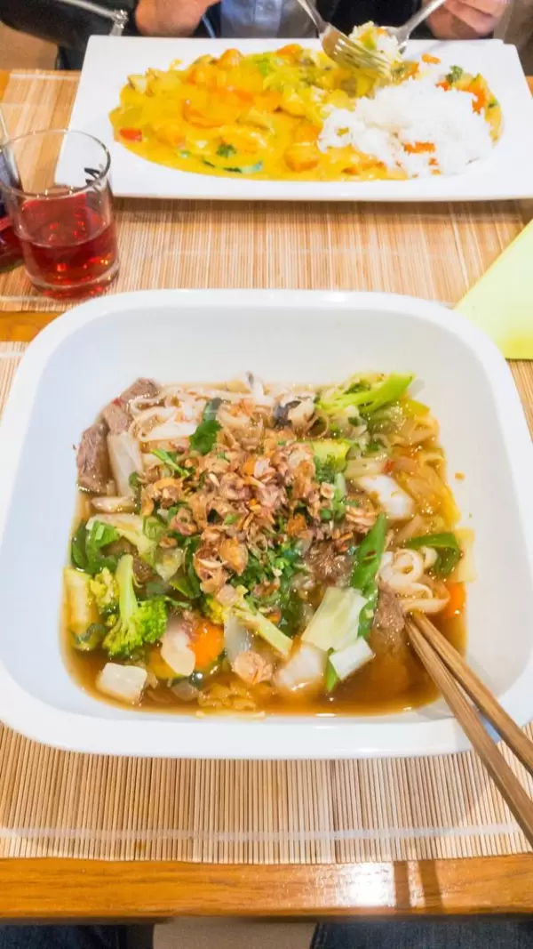 Pho Soup in Vegan Style